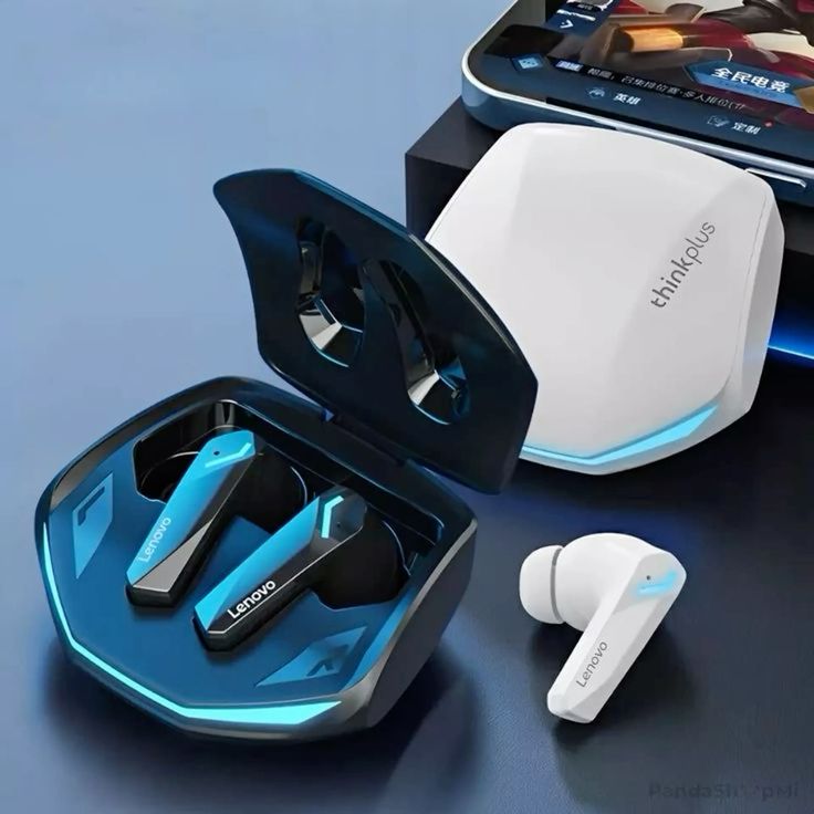 Lenovo GM2 Pro Bluetooth 5.3 Earphones Sports Headset Wireless In-Ear Gaming Low Late