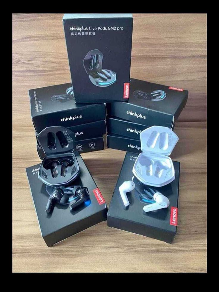Lenovo GM2 Pro Bluetooth 5.3 Earphones Sports Headset Wireless In-Ear Gaming Low Late