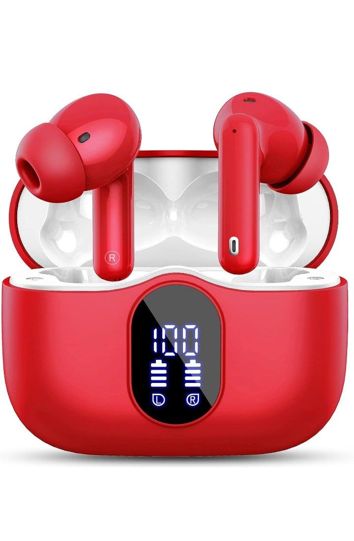 Tws Stereo Earbuds 895B with LED Display – Bluetooth 5.4, ENC Noise Cancellation, – AirPods Style Budget