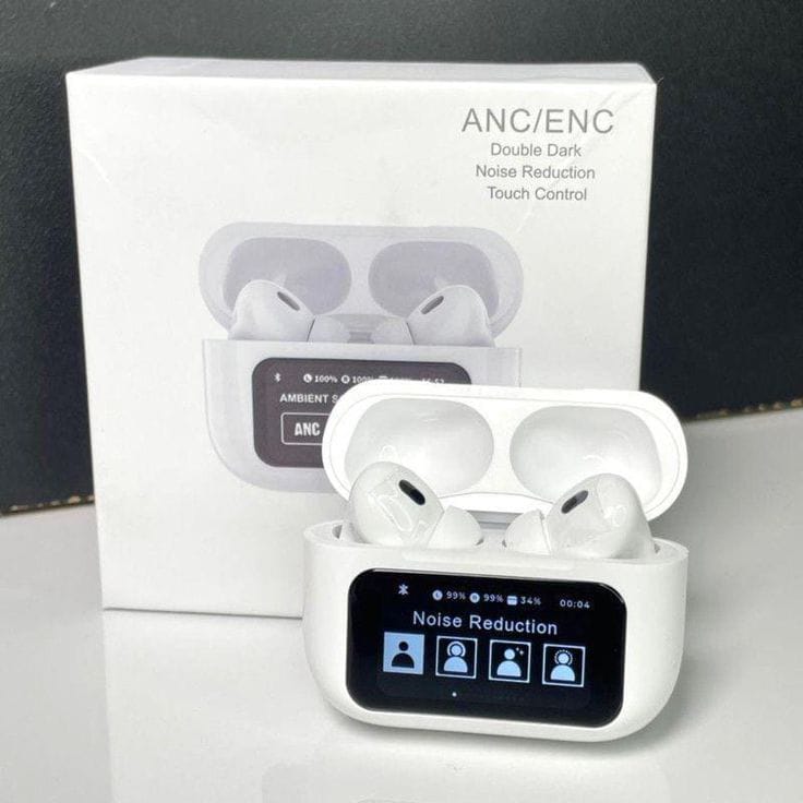 A9 Pro – Premium Sound, Sleek Design  with ANC ENC Super Bass Touch Control for Android and iOS