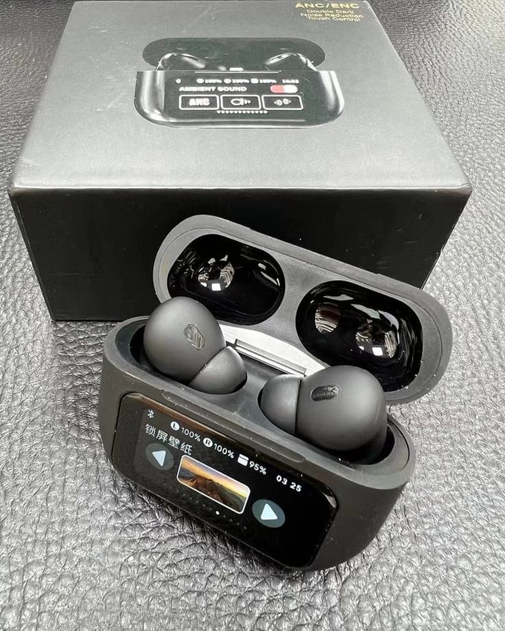 A9 Pro – Premium Sound, Sleek Design  with ANC ENC Super Bass Touch Control for Android and iOS