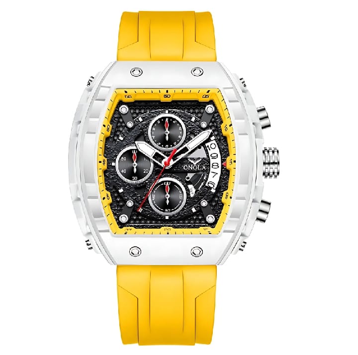 Premium Quality Rubber Strap Watch for Men