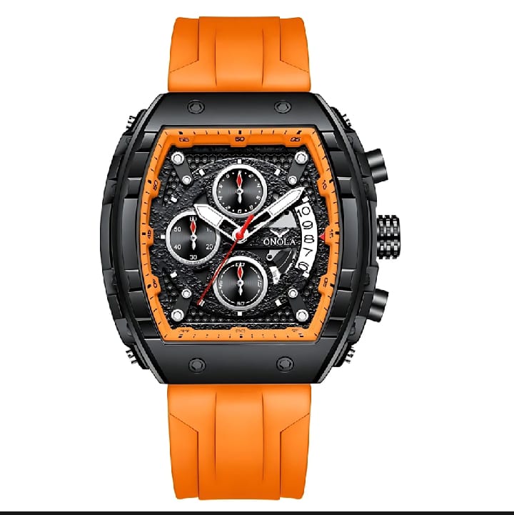 Premium Quality Rubber Strap Watch for Men