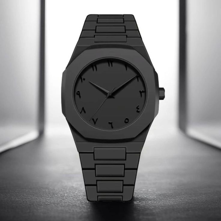Arabic dial Black Arabic dial watch